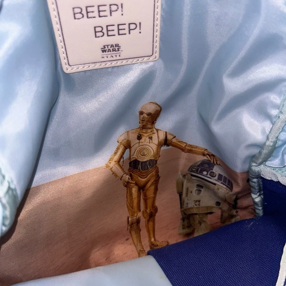 State Brand Star Wars Silver Metallic Backpack - Picture 11 of 16